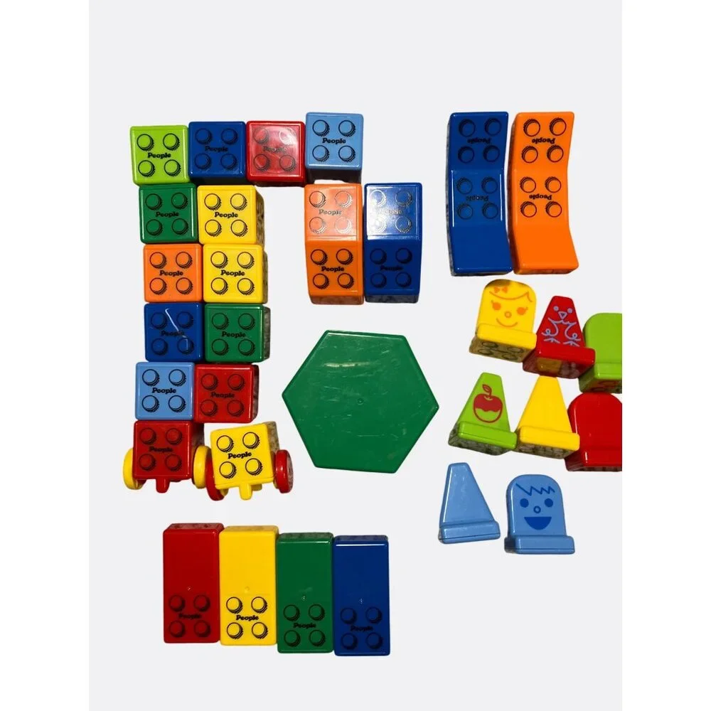 People Magnetic Building Blocks Set With Hexagon Pieces